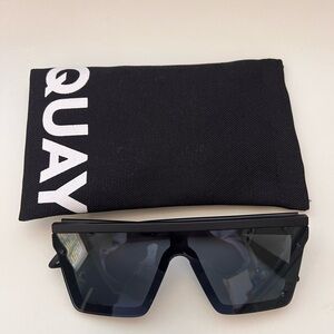 Quay Australia Black Square Sunglasses